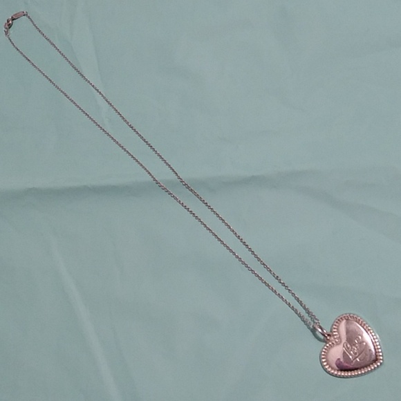 SALE! Authentic Tiffany & Co. Sterling Silver Love Heart Necklace Bead Pendant - Picture 7 of 9